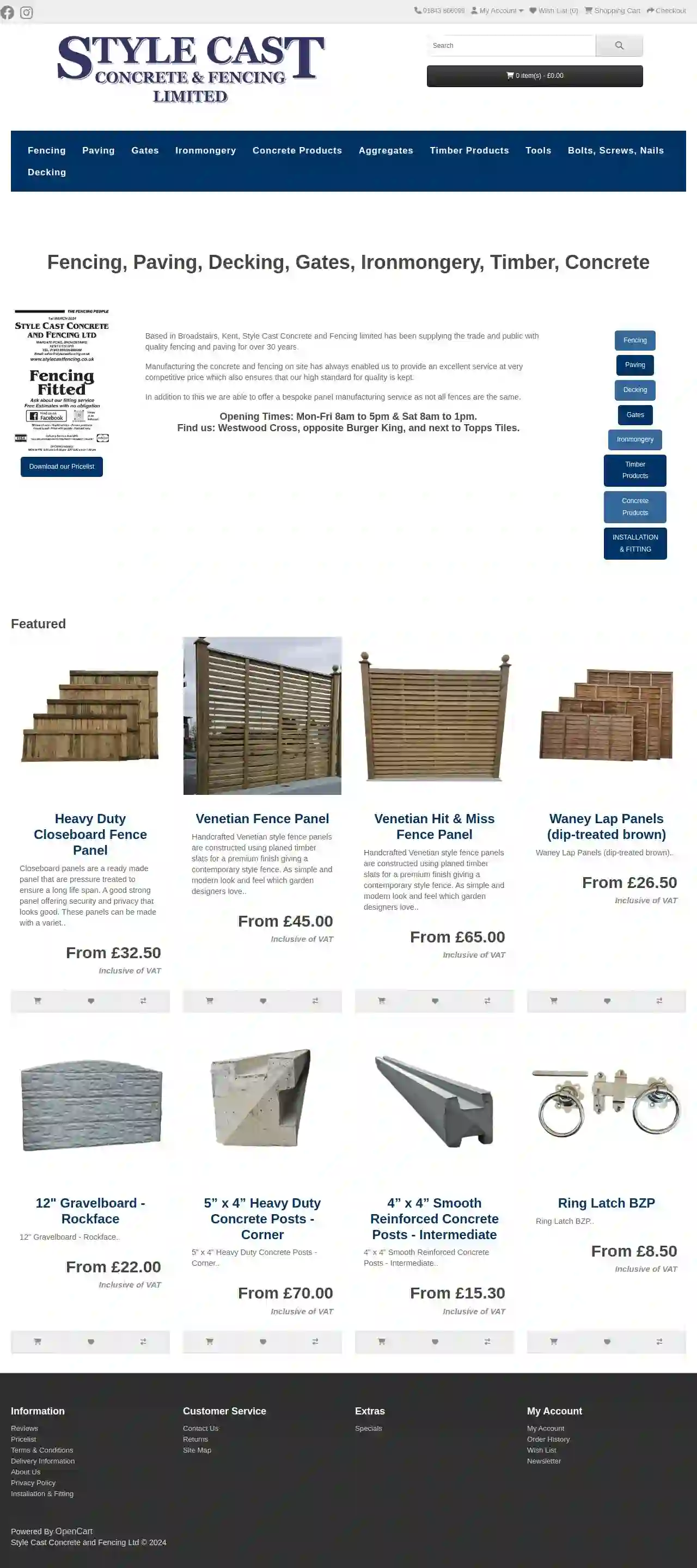 Stylecast Concrete & Fencing Ltd