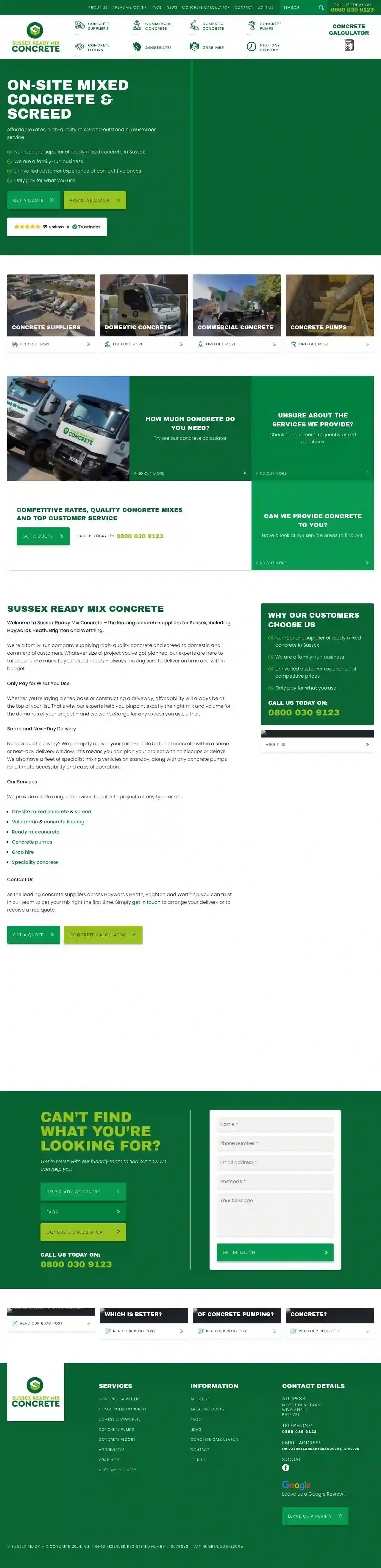 Sussex Ready Mix Concrete