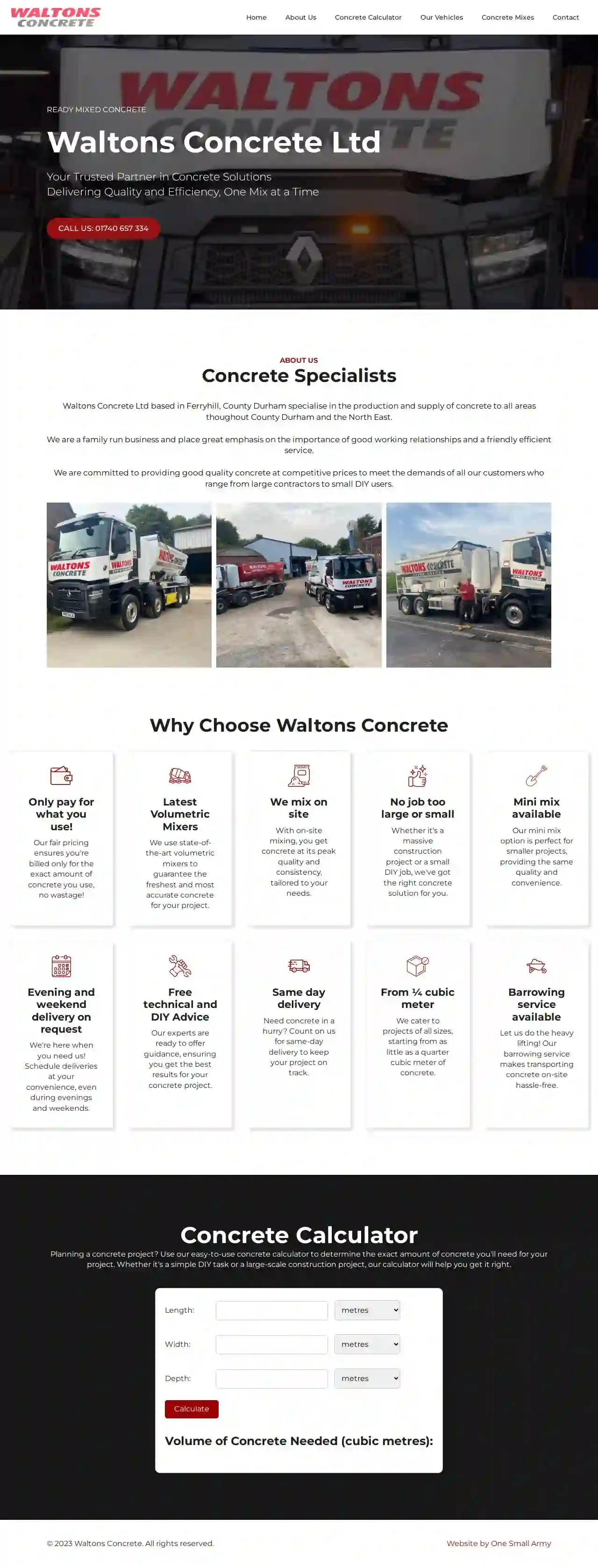 Waltons concrete ltd