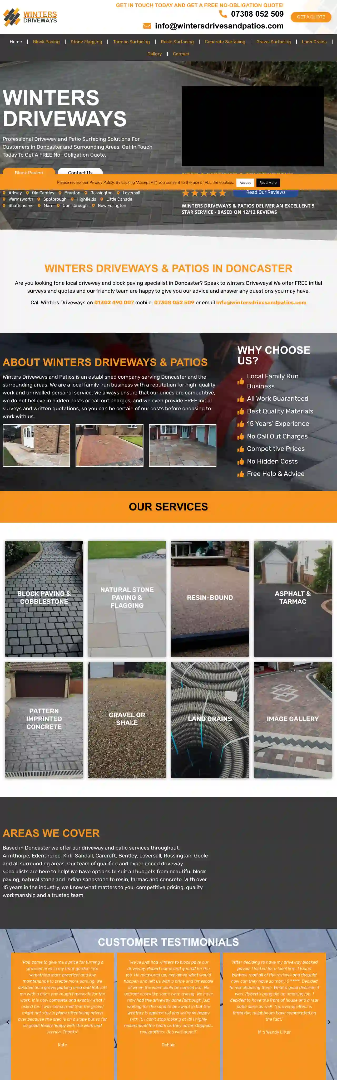 Winters Driveways & Patios Doncaster