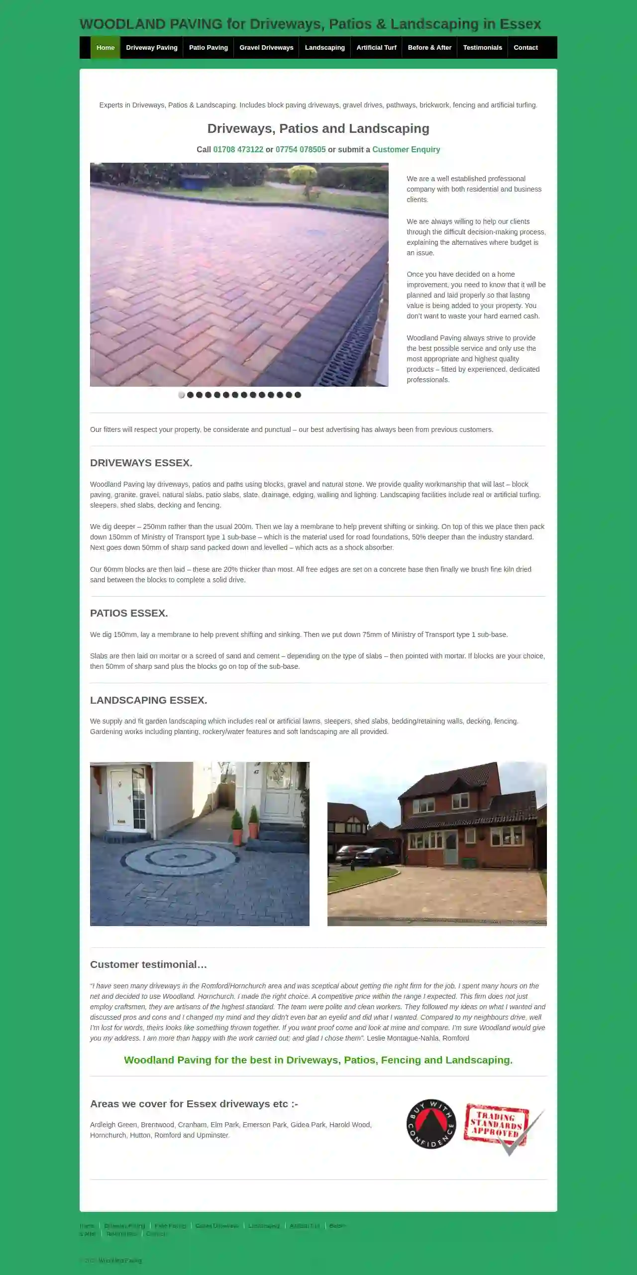 Woodland Paving