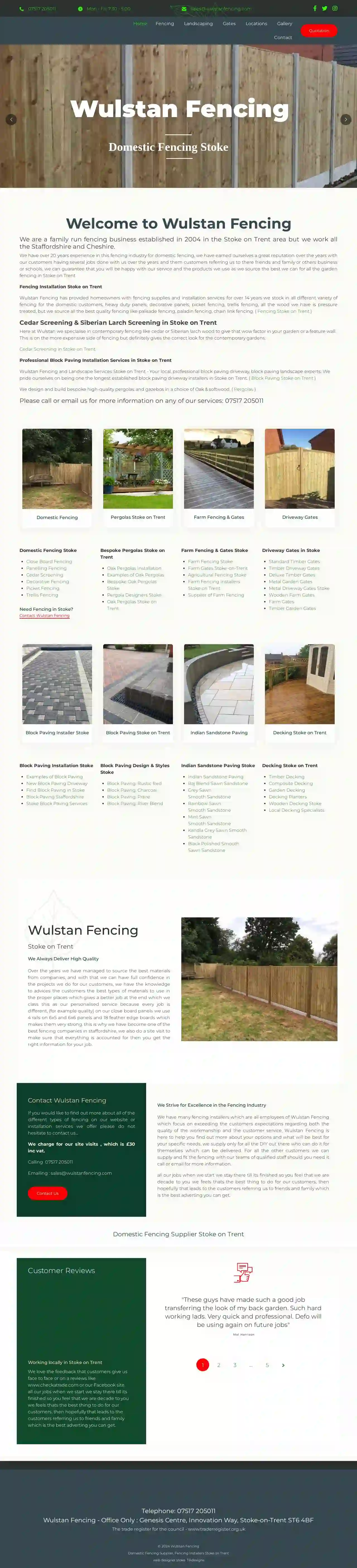 Wulstan Fencing & Landscapes